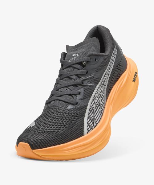 Puma Deviate Nitro 3 - Dusky Gray:Heat Fire (309707-26)