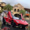 1/32 Lamborghini Aventador SC18 Alston Alloy Racing Car Model Diecasts Metal Toy Sports Car Model Simulation Sound Light Toy Gift