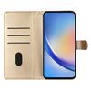 Pro Samsung Galaxy A17 Peněženkové pouzdro na telefon Motýlí květinový otisk Kožený flipový kryt se šňůrkou