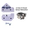 Mallofusa Knock Sensor Relocation Brackets Compatible for Chevy LS GM LS LS Gen 3 Engines LS1 LM7 LR4 LQ4 LS6 L59 LQ9 LM4 5