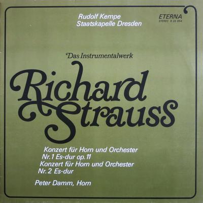 LP Record RICHARD STRAUSS RUDOLF KEMPE STAA  Konzert Fr Horn Und Orchester Nr.  826854 ETERNA 1976 Germany Classical Used