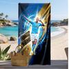 Erling Haaland Personalisiertes Bedrucktes Strandtuch Fußballlogo Unterstützung Benutzerdefinierter Name Text Absorbierendes Handtuch Für Sport Reisen Besonderes Geschenk
