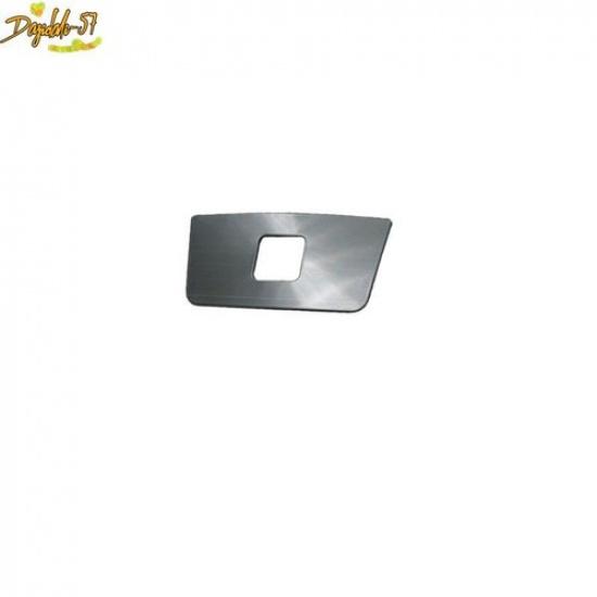 1x For Hyundai Tucson -23 Black Titanium Rear USB Socket Switch Cover Trim