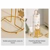 Gold Roll Paper Towel Holder Free Standing Vertical Paper Shelf Vertical Napkins Rack  Dining Table