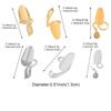 * New Sale 1/3Pcs Zircon Nail Cover Ring Creativity Metal Detachable Nail Ring Elegant Simple Hand Jewelry Accessories Gifts