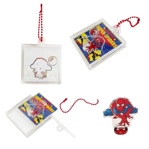 Small Planet Marvel Spider-Man Blind Acrylic Keychain Complete Set "Spider-Man Day