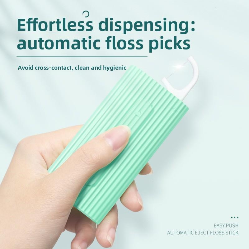Portable Dental Floss Box, Dental Floss Box, Disposable Dental Floss Picks, Toothpicks for Home Use