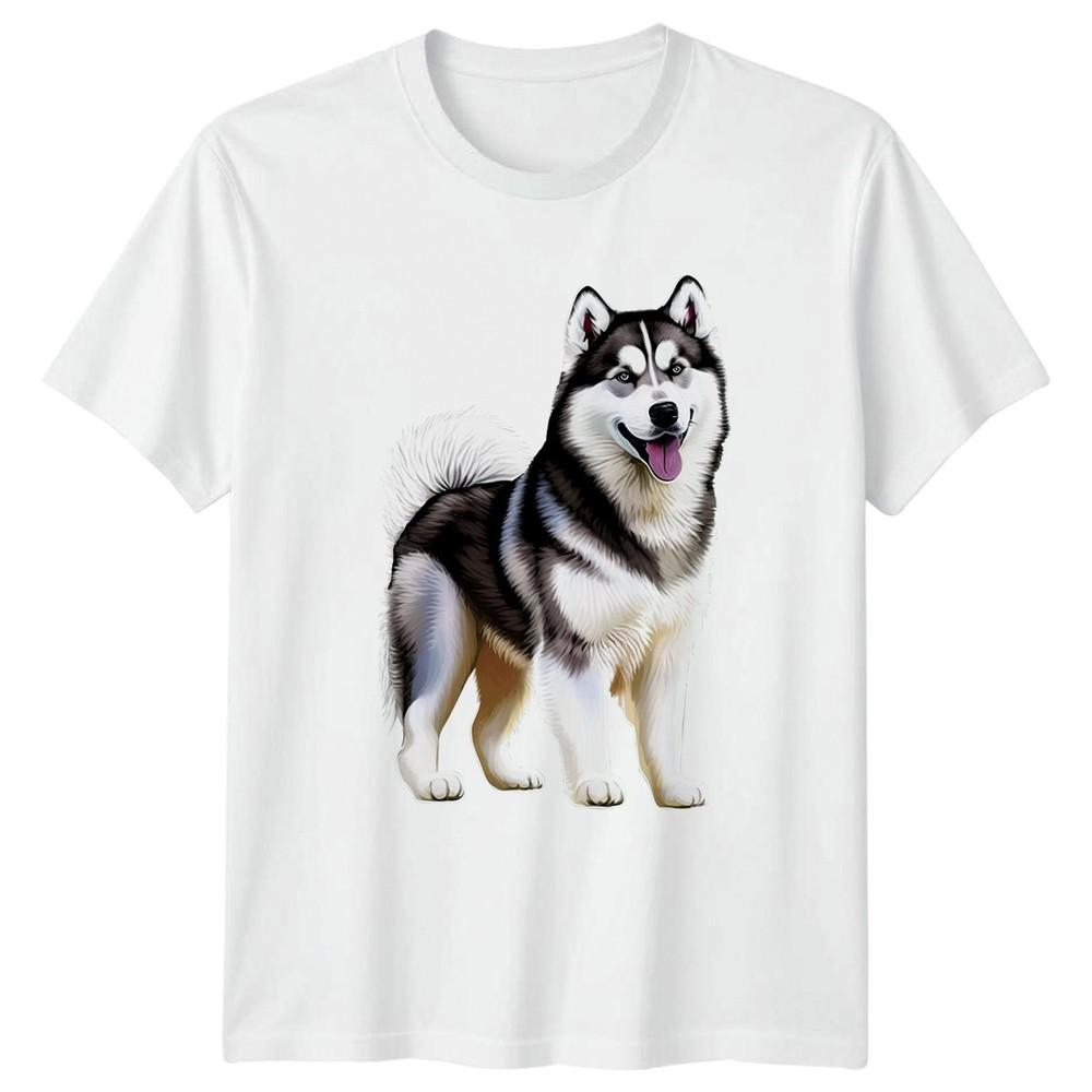 Siberian Husky Dogs Animals Unisexs TShirt Unisexs Tee Graphic Unisex Pet Top S