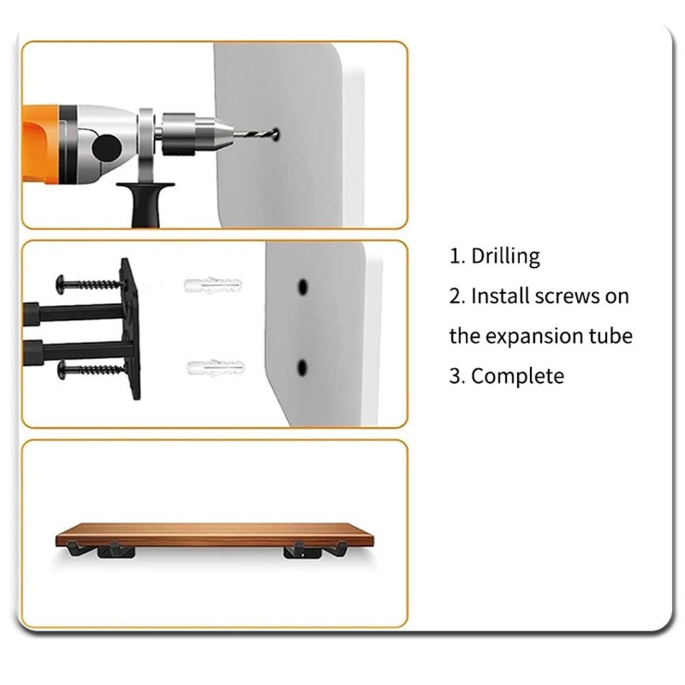 1Pcs Screw Installation Garden Tool Organizer Wall Mounted Hook  for Shovel Rake Broom Hose