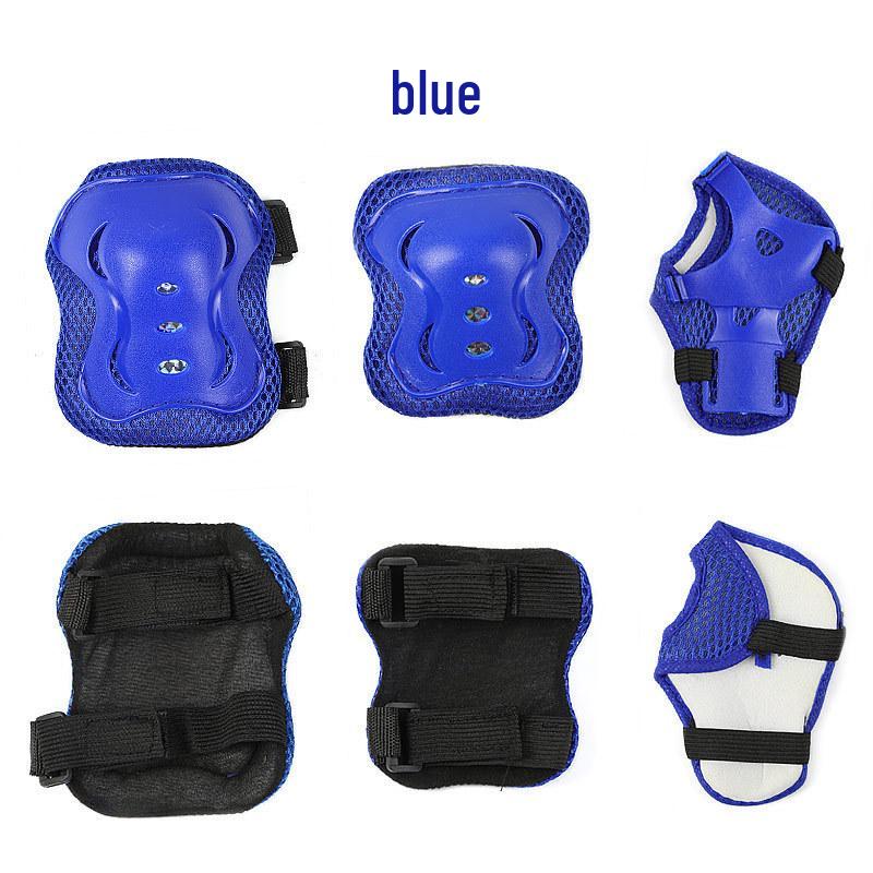 Children's Protective Gear Set for Skating: Knee Pads, Elbow Pads, Wrist Guards for Inline Skates, Skateboards, and Scooters.