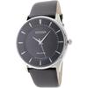 Eco-Drive Men's Slim Solar Watch with Leather Strap and Extra Band BJ6480-51E/DBR