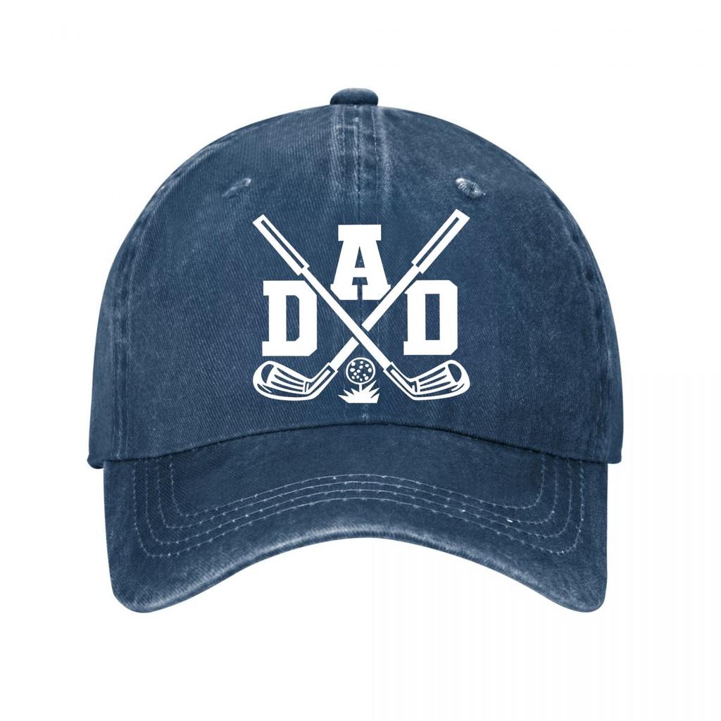 Dad Golf Snapback Hat New Vintage Washed Cotton Baseball Cap Parent Kids Sun Hats