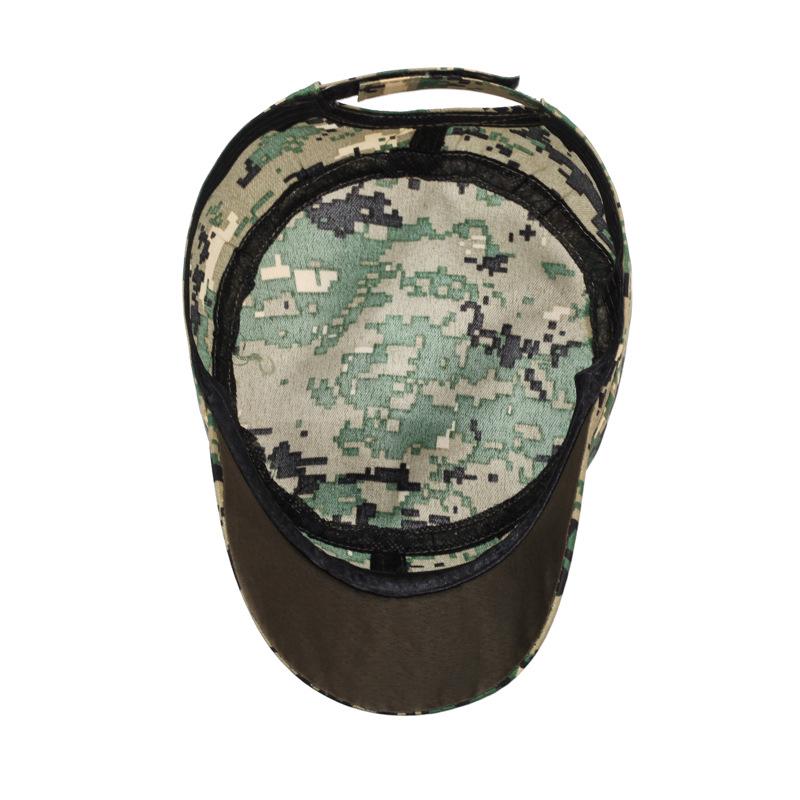 Unisex Outdoor Camouflage Sun Protection Cap: Breathable Military Style Flat Top for Spring and Summer
