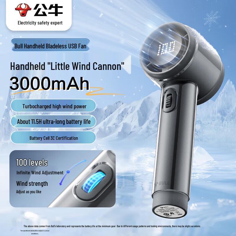 Mini Portable Bladeless USB Fan