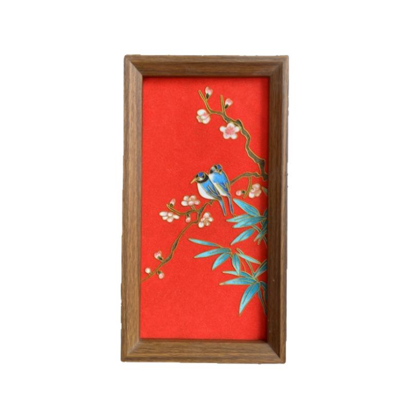 DIY Cloisonné Enamel Kit: Jingtai Blue Intangible Heritage Painting