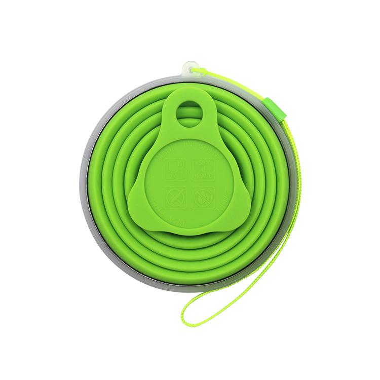 Folding Cup 300ml Water Cup Travel Silicone Retractable Color Portable Outdoor Coffee Hand Cup