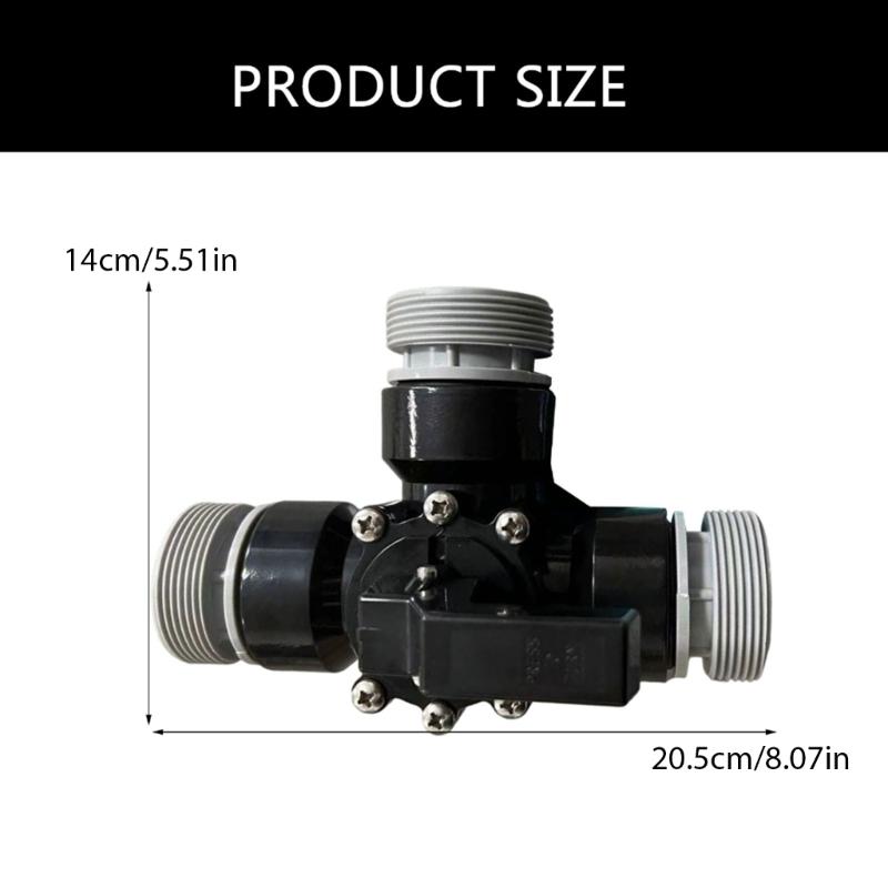 Efficient Three Way Pool Connector Diverter Valves Swimming Pool Hoses Connection Pool Accessories Pool Maintenance Kit