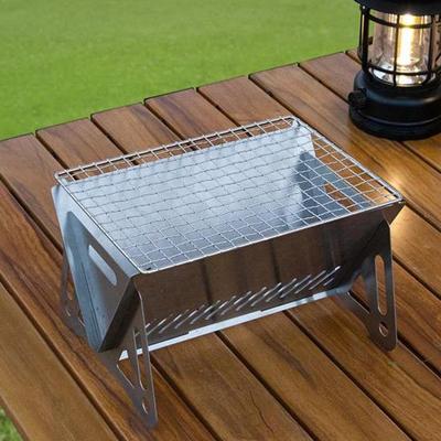 Ensemble de cuisine extérieur pliable polyvalent en acier inoxydable pour barbecues, camping, voyage KTY