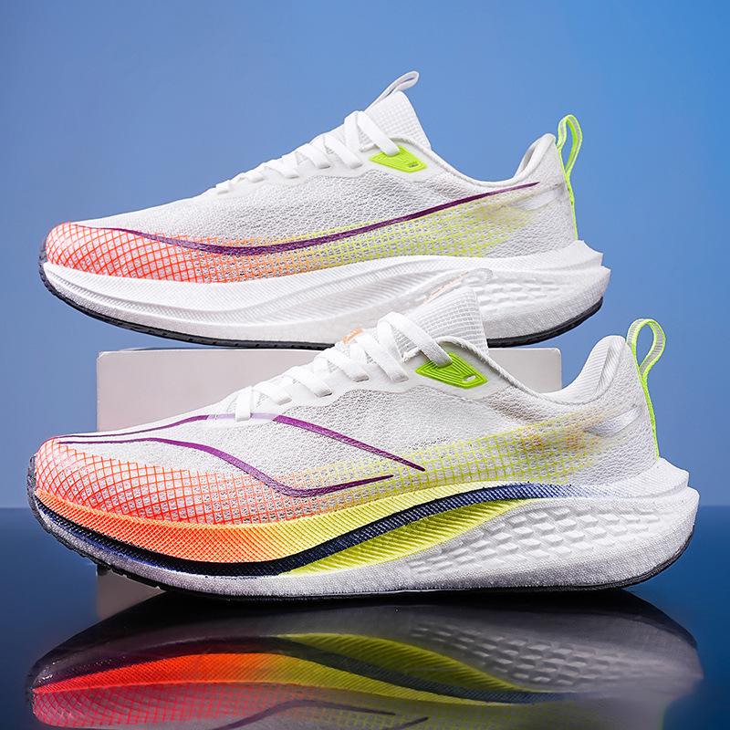 Popular Carbon Board Running Shoes, New Sports Students, Sports Racing Running Shoes, Mesh Breathable 7pro Soft-soled Men's Shoes and Women's Shoes