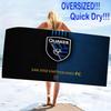 San Jose Earthquakes Print Beach Towel, Large Soft Quick Dry Towel for Beach Camping Swimming