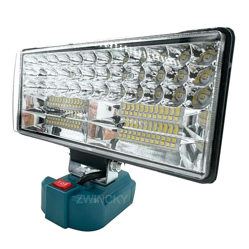 3/5/8 Inch LED Work Light Flashlight For Makita 18V Li-ion Battery Handheld Spotlight WIth Switch Night Lighting Tools