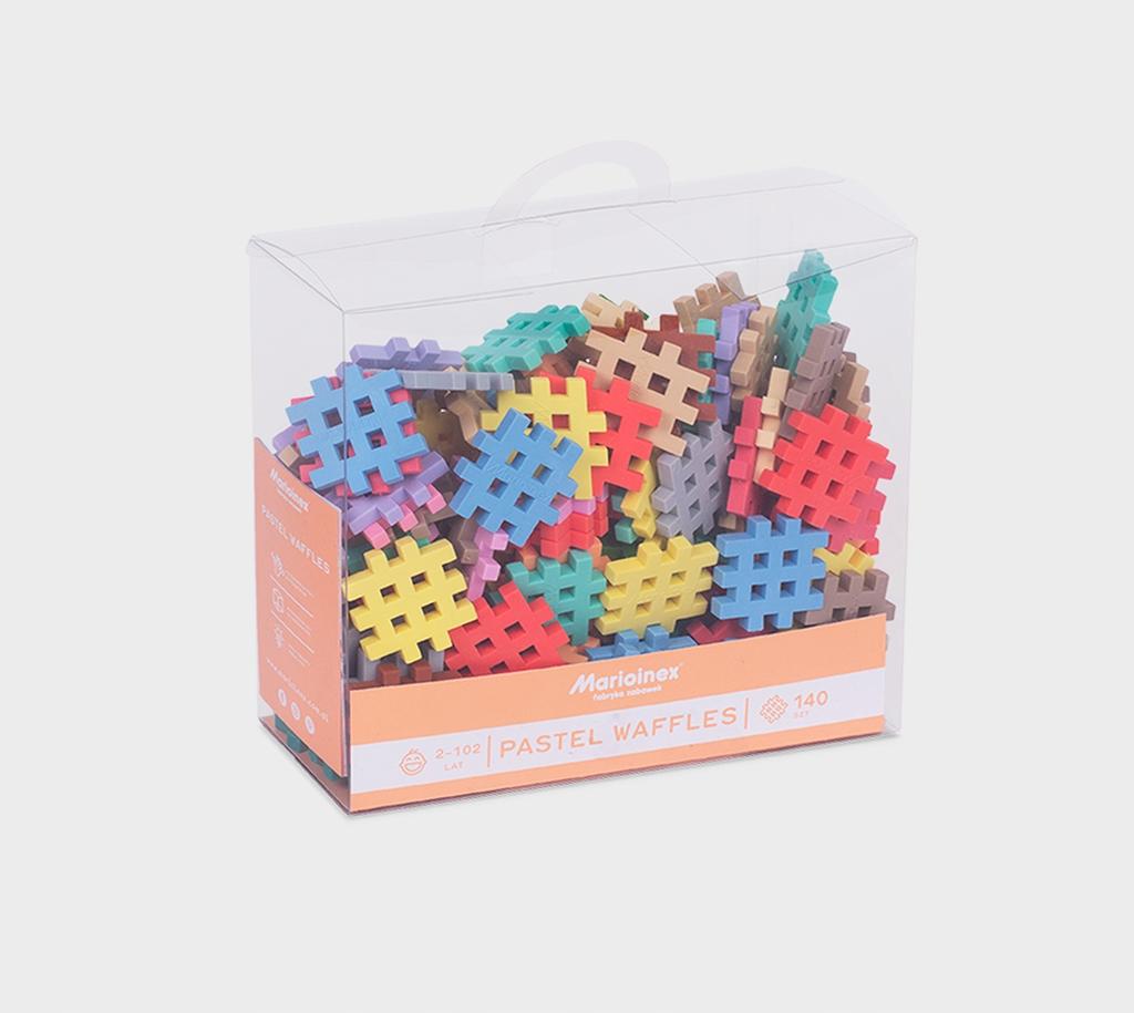 Waffle blocks waffles mini pastel 140pcs Marioinex