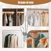 M-Modern-Stainless Steel Metal Long Tail Clip With Hook, Stainless Steel Clothespin Hook Clip Hanging Universal Clip,