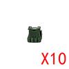 MOC City Building Blocks Weapons Accessories Special Forces Tactical Vest Armor Body Figure Helmet Equipment Pack Brick K062