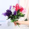 Artificial Hyacinth Lavender Bouquet Fake Flowers For Home El Garden Wedding Decoration Plastic Floral Arrangement