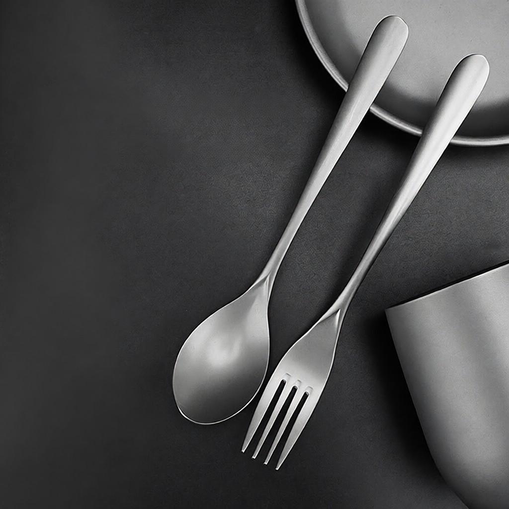 Lightweight Titanium Spoon for Home Outdoor Camping Hiking Picnic