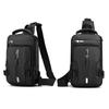 Sports Backpack Multipurpose Large Capacity Casual Fashionable Men Travel Backpack for Sports Travel Business Black