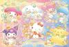BEVERLY [Made In Japan] Beverly 150 Large Jigsaw Puzzle Sanrio Characters Sparkling Snack Time (26 X 38cm) 150L-001