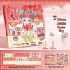 Magnetic Quiet Book: New Style Planner with Educational Stickers for Girls – No-Cut Magnetic Attraction & Iron Absorption