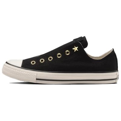 All Star St Slip Ox Freizeit Vielseitig Niedrige Canvas-Sneaker Unisex Schwarz 31312860