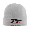 New Isle Of Man TT Motorcycle Hat Autumn Winter Skullies Beanies Street Cap Unisex Knitted Caps