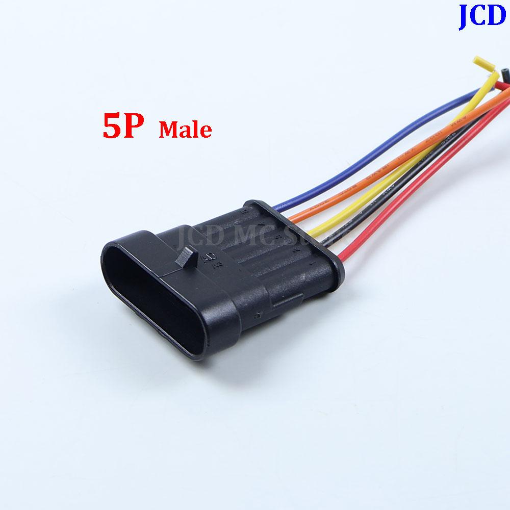 1PC 1/2/3/4/5/6Pin Waterproof Connector Electrical Terminal Quick Connector With WireSuitable For Cars Ships Etc with 10CM Wire