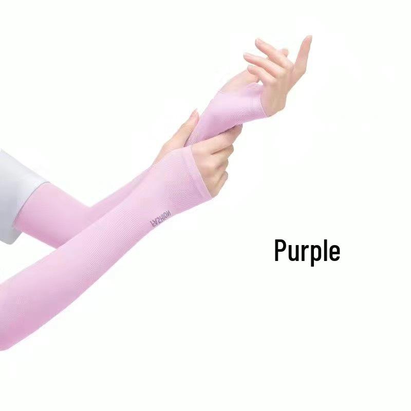 Atmungsaktive Armstulpen aus Eis-Seide mit Farbverlauf - Schweißfest, Sonnenschutz für den Sommer, Herren-Rad- & Fahrstulpen