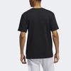 Adidas Originals Large Logo Print Sports Crew Neck Short Sleeve T-Shirt Men Tops Black GH9489