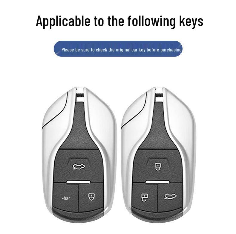 Hanteng X7S/X5 Car Key Case 2018: High-End Metal Key Cover & Remote Control Shell with Buckle