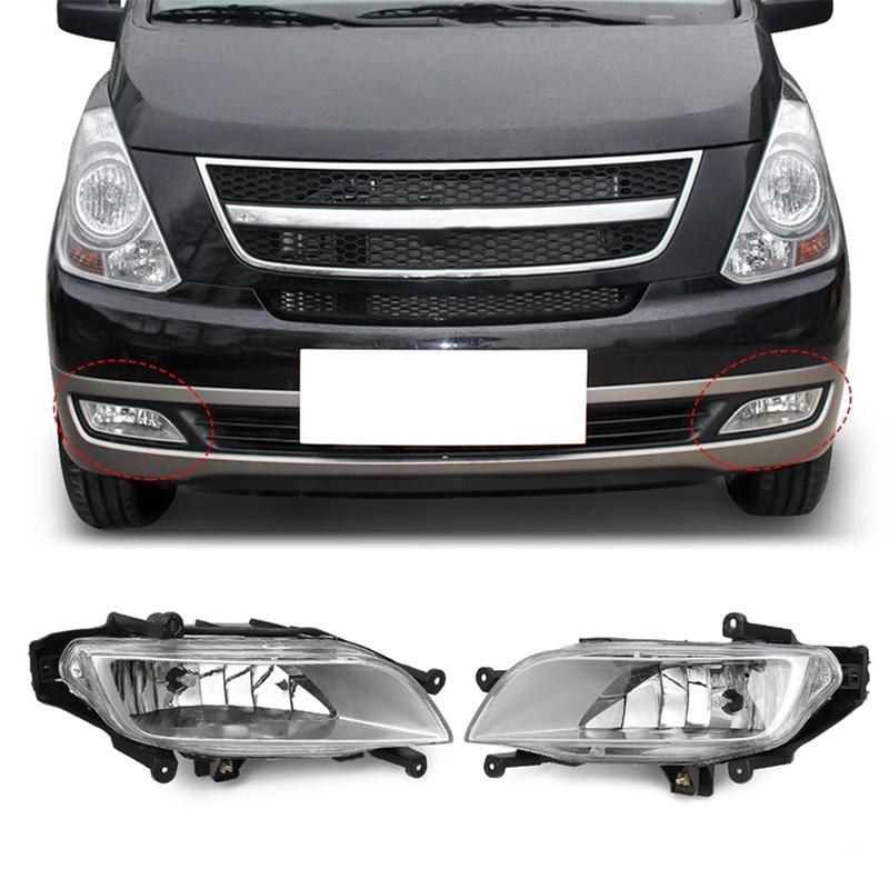 Left+Right Front Bumper Fog Lamp Driving Foglight for Hyundai I800 IMAX H1 Grand Starex 2007-2015 922024H000