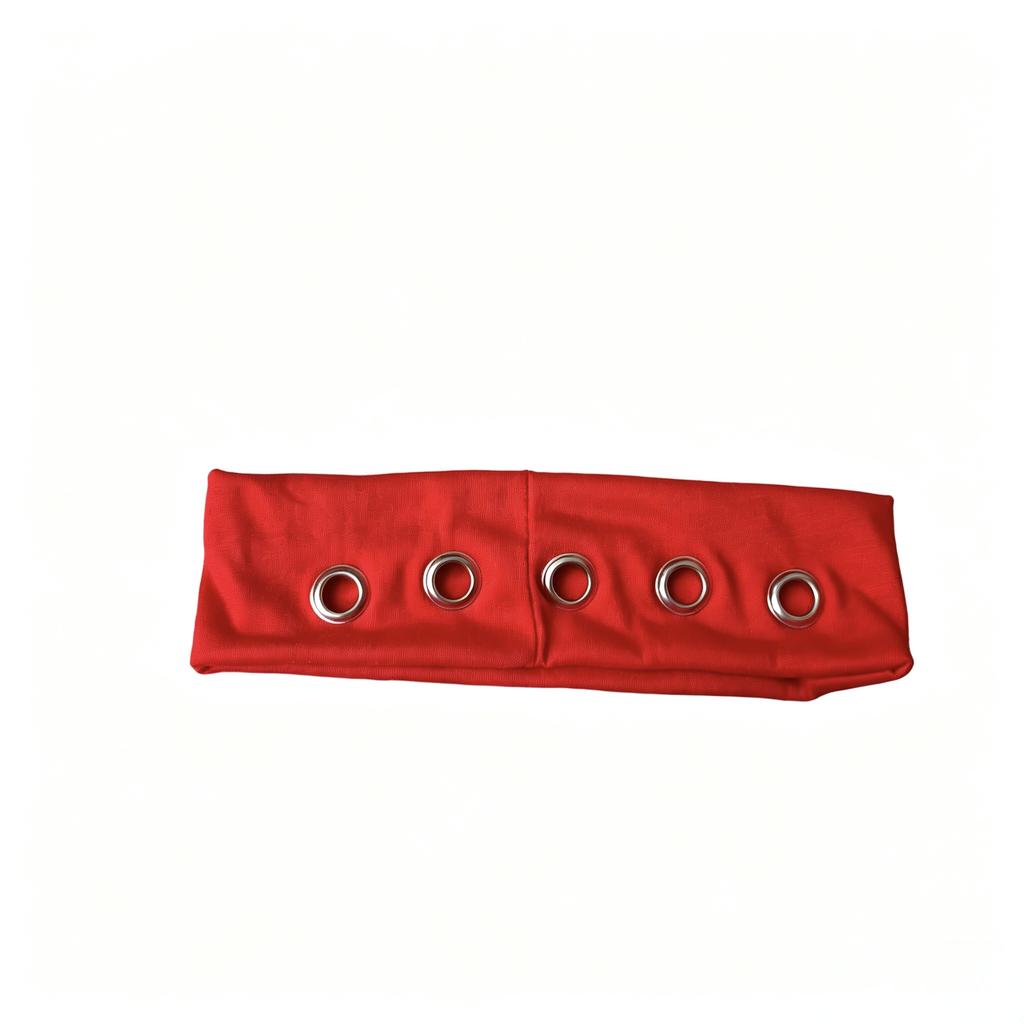 European and American Style Eye-catching Polyester Geometric Hollow Elastic Unisex Punk Hair Headband Hair Accessory