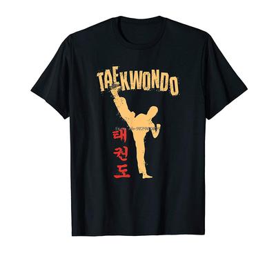 Taekwondo Martial Art Shirt for Martial Artist T-shirt Men Cotton O-neck Tshirt Hip Hop Tees Streetwear Harajuku