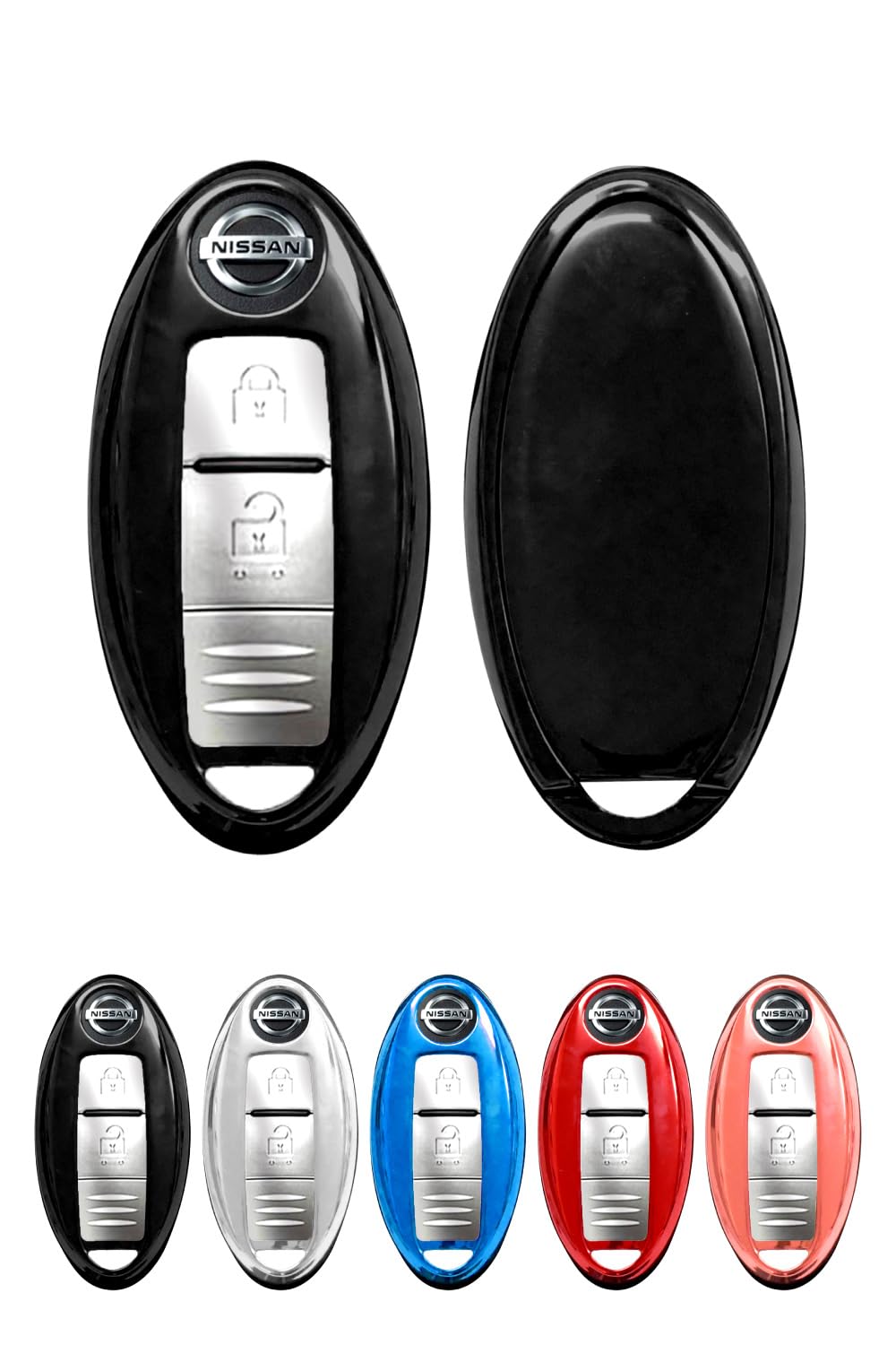 

[shizukawill] DriveLife Smart Key Case Nissan Key Case Key Holder Car Smart Key Type B, Black Nissan (NS19) чёрный