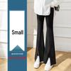 High-Waisted Maternity Flare Pants - Trendy, Loose, Split Wide-Leg Design for Comfortable Fit