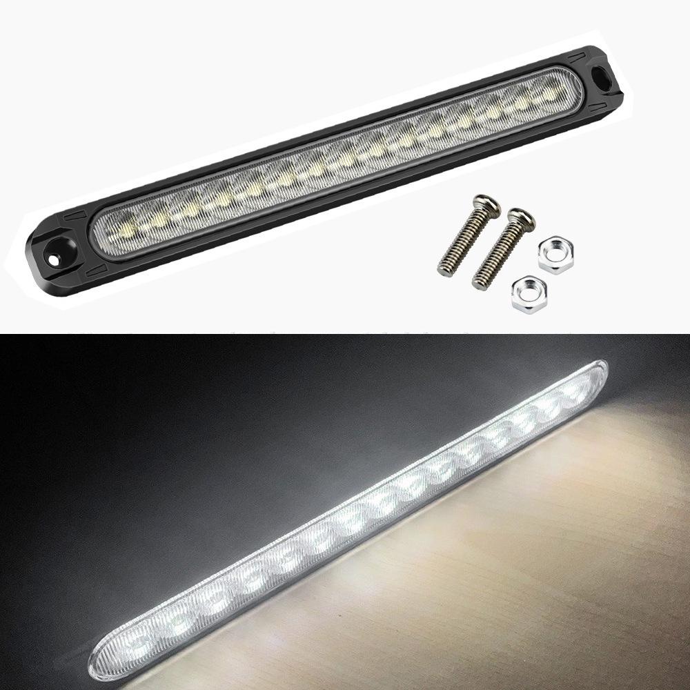 

15LED Car & Truck Tail Strip Light, 12V-24V, Strobe Signal Warning