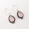 Rose Quartz Gemstone Earrings925 Sterling Silver Handmade Jewelry Christmas Gift EE-164-27