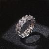 Zircon Bracelet Ring - Cuban Ring - Gold-plated Men's Ring