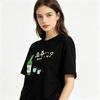 Vtipné Roztomilé Láhev Soju Unisex Tričko Korejský Nápoj Grafické Tričko Ležérní Krátký Rukáv Top Pro Každodenní Streetwear Černá Bílá Topy