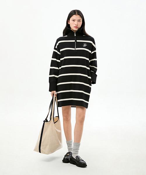 TOMMY HILFIGER Terry Logo Dress (T22G0Tdr032Wt10Au)