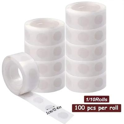 Balloon Glue Dot Adhesive Point Tape Double Sided Clear Sticky Glue Sticker Balloons Stand Arch Attach Balloon To Ceiling